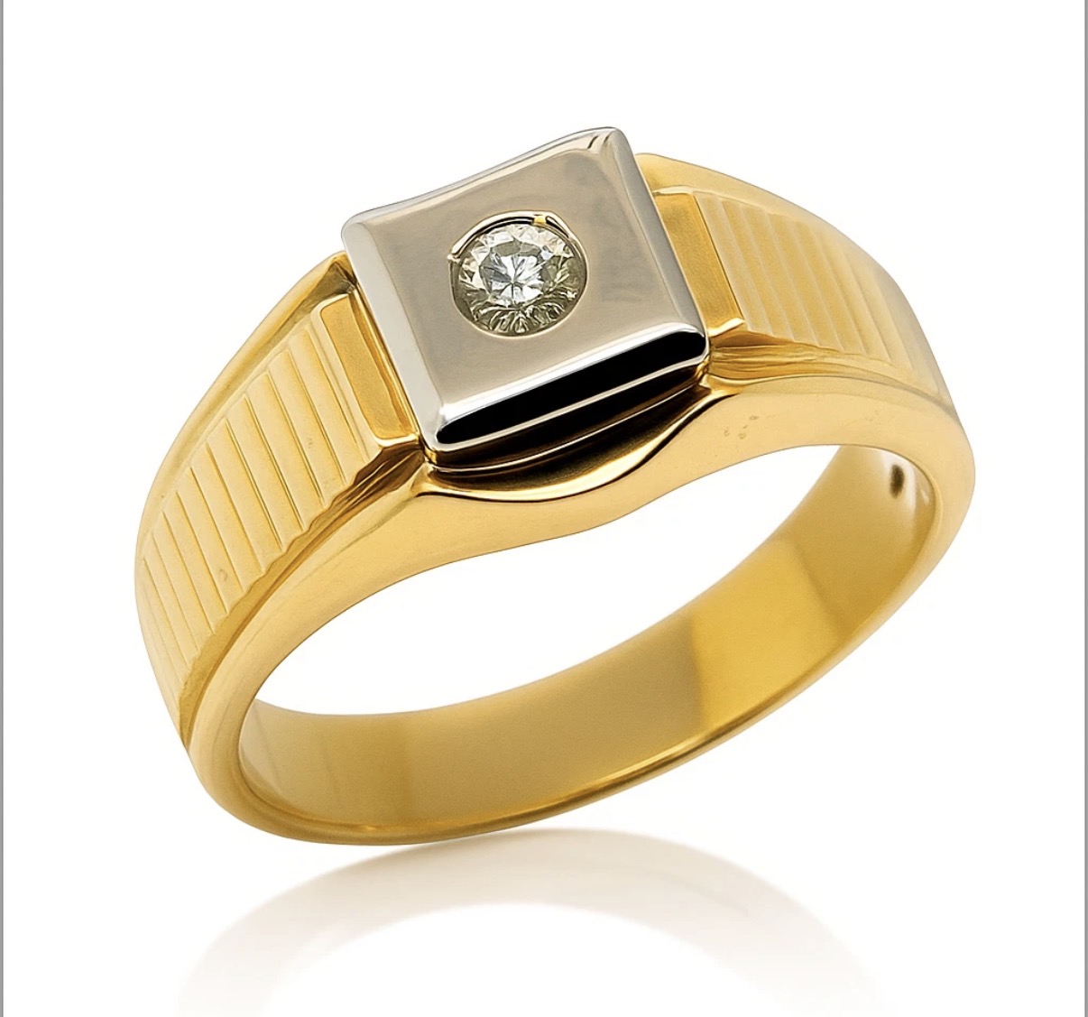Men Solitaire Ring