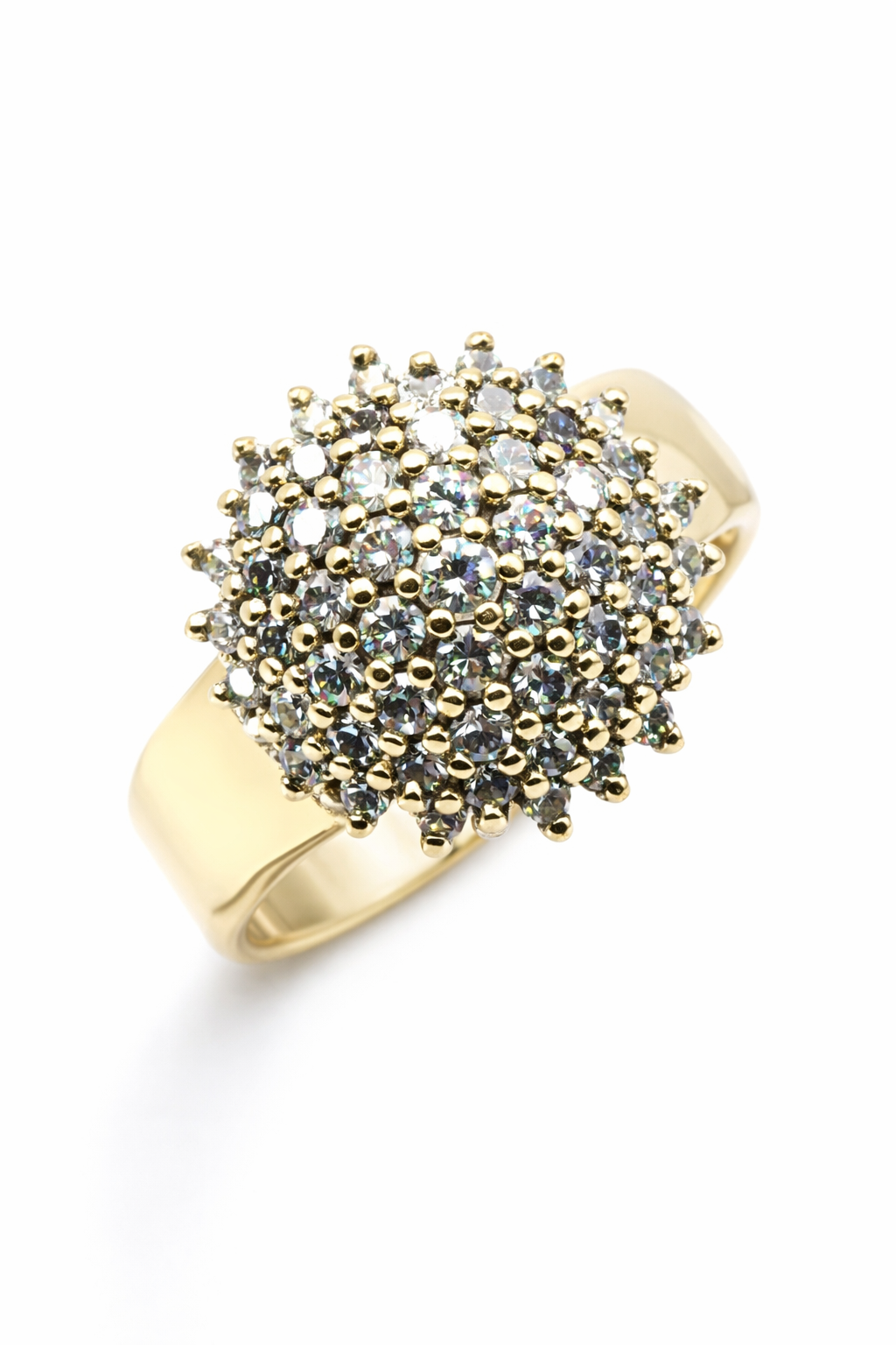 Diamond Cluster Ring
