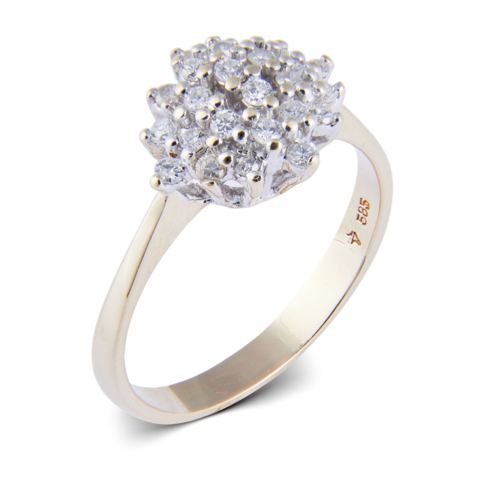 Diamond Cluster Ring 585