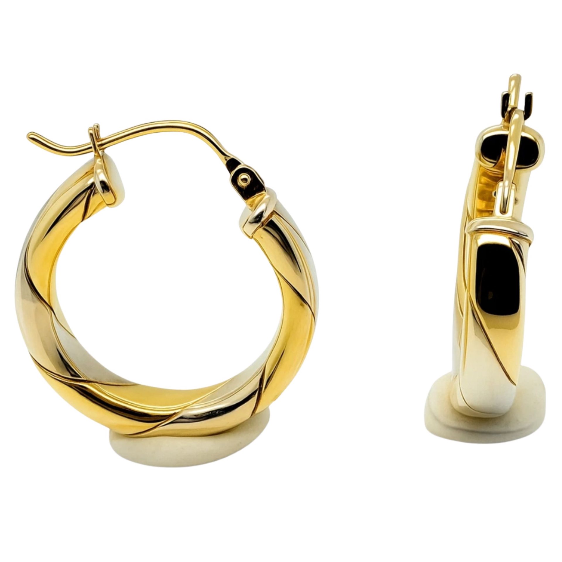 Yellow Gold Hoop Earrings